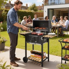 Charcoal BBQ Grill with Height