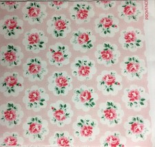 Cath Kidston Provence Rose Light Pink Cotton Duck New Flowers Assorted Sizes