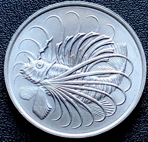 Lion fish coin - lion,