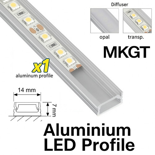 Mkgt aluminium led - 1-2m,