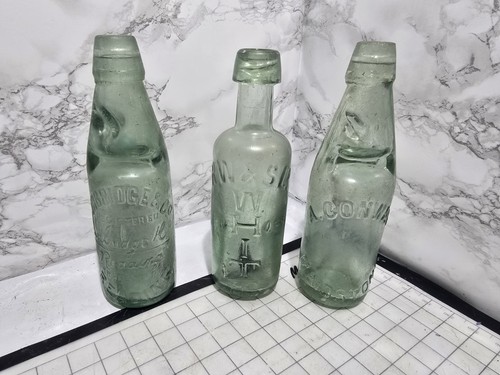 Vintage glass bottles job lot - bottles,