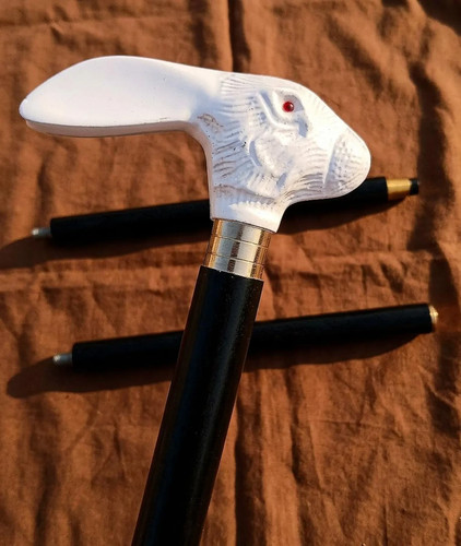 White rabbit wooden - white,