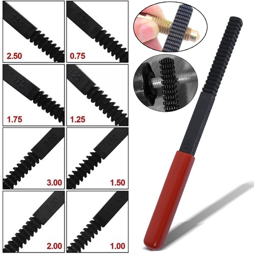 Metric thread repair file - metric,