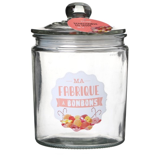 Glass sweet jar storage - sweet,