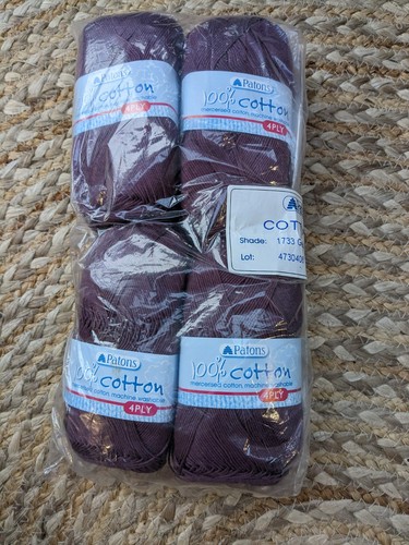 400g patons 100 cotton - cotton, –