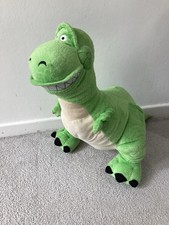 Toy Story Rex Large Plush Soft Toy Pixar Disney Store Stamped Soft Play