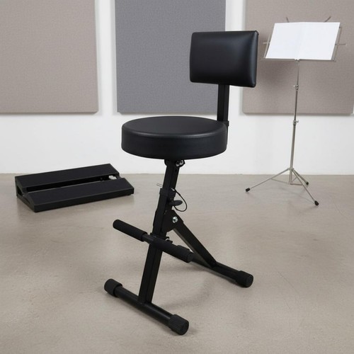 Backrest guitar stool foldable - backrest,