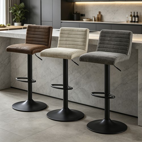 Set suede bar stools - set,