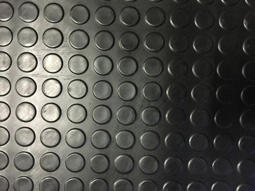 Rubber floor matting coin - rubber,