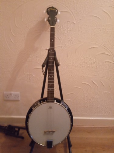 Delta blue banjo with stand - delta,