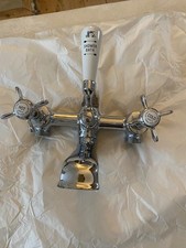 Lefroy Brooks Classic Deck Mounted Bath Shower Mixer Tap in Chrome