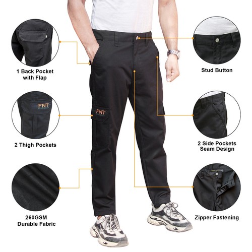 Mens cargo combat work - combat, trouser