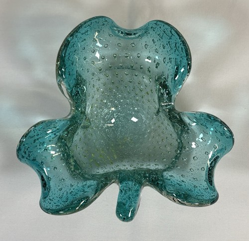 Vintage murano ruffled leaf - murano,