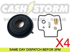 4 X Kawasaki ZX-9R ZX900B 1994-1997 Carb Carburettor Repair Kit + Diaphragm