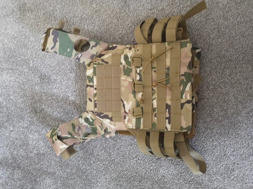 Multicam molle tactical vest - tactical,