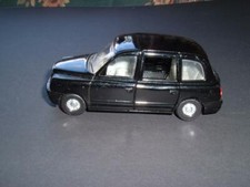 CORGI TOYS  - LONDON TAXI TX4 - BLACK - USED - ORIGINAL - NICE