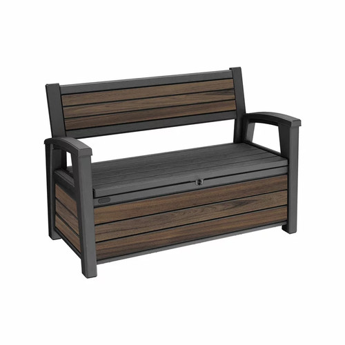 Outdoor garden bench storage - outdoor,