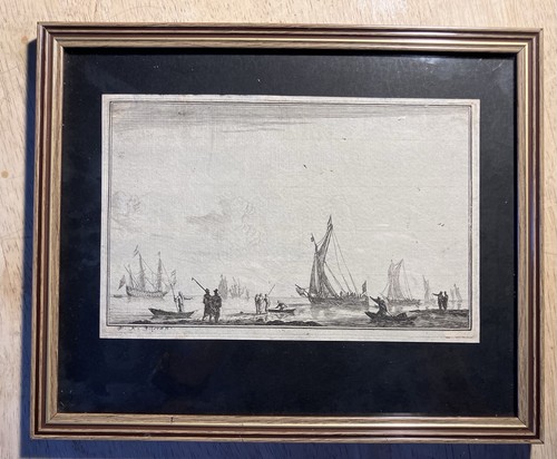 Dutch boats antique 1656 - boats,