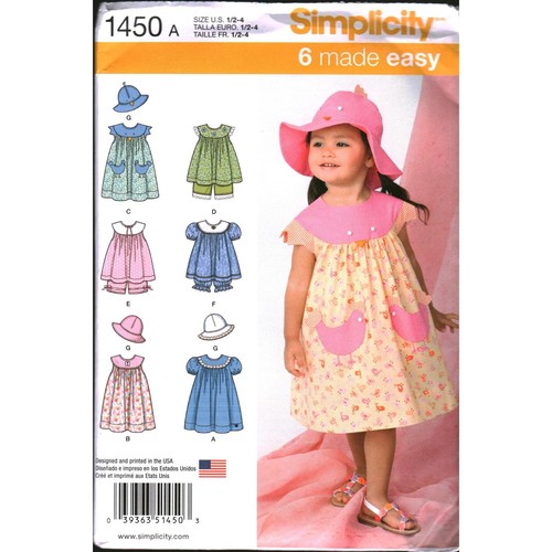 Simplicity 1450 toddler dress - simplicity,