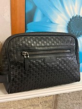 Gucci Black Calf Leather GG