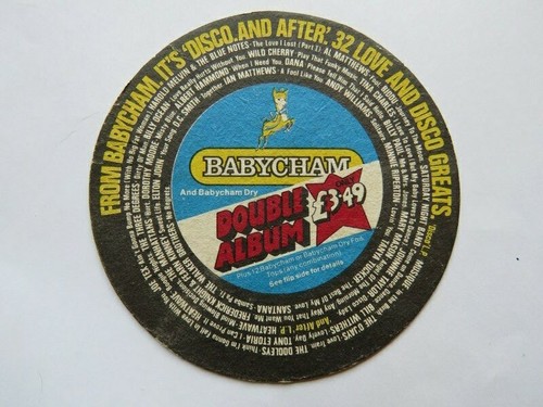 Beer bar coaster babycham - bar,