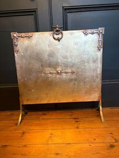 Antique Arts & Crafts brass