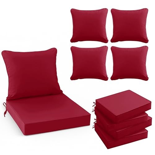 Outdoor chair cushions set - chair,