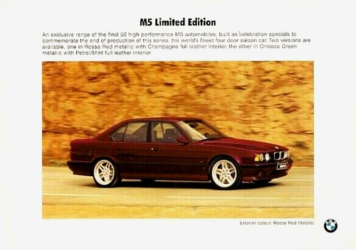 Bmw saloon rosso - rosso, red