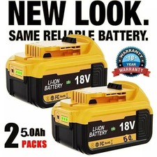 2X For DEWALT DCB184 18V 6.0Ah