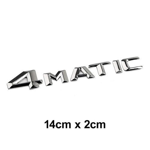 4matic badge emblem - badge, chrome