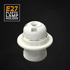 Modern Screw Light Holder Base E27 Light Bulb Lamp Holder Pendant Socket UK