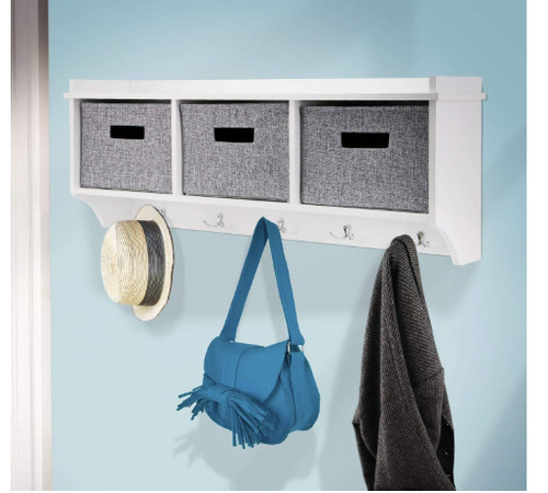 Wall mounted coat rack wooden - coat,