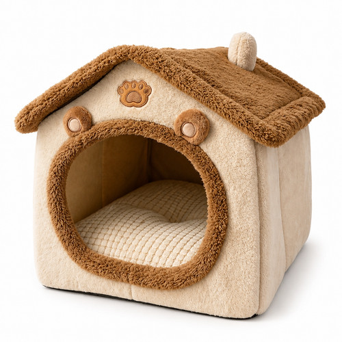 Foldable pet house cat kitten - foldable,