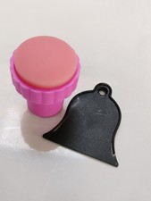 Nail Stamping Pink and Nail