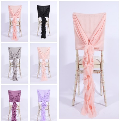 Luxury chiffon hoods - chiffon, with