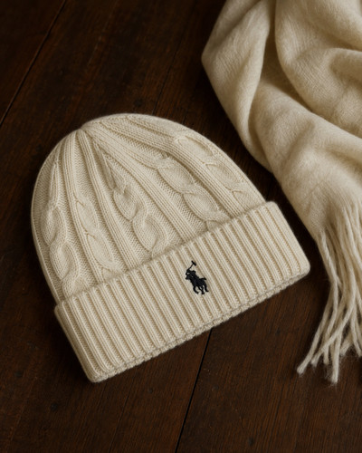 Polo cable knit - cable-knit, beanie
