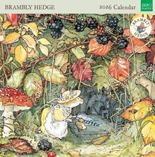 Brambly Hedge 2026 Wall Calendar - 12 Cute Mice Illustrations by Jill Barklem
