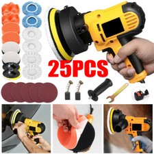 25x PRO Action Orbital Car Polisher Machine Buffer Sander Polishing Waxing Kit