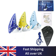 12 Holes Ocarina Ceramic Alto