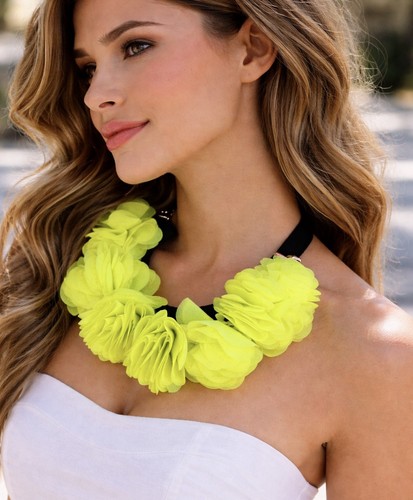 Marni style neon - neon, floral