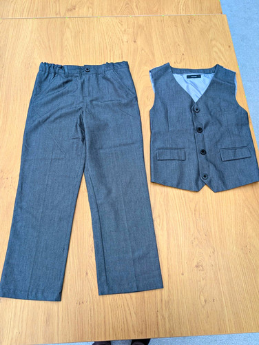 Boys grey 2 piece - m&s,