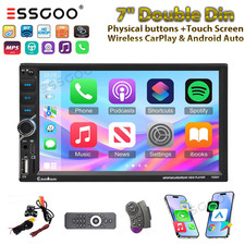 7" Double DIN Wireless Apple