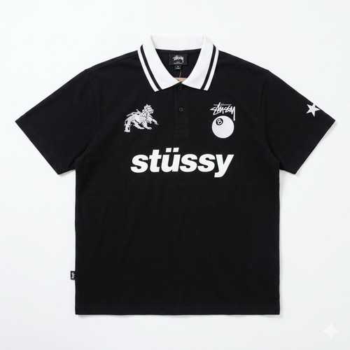 Stüssy lion football polo - stüssy,