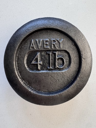 Cast iron 4lb avery scale - cast,