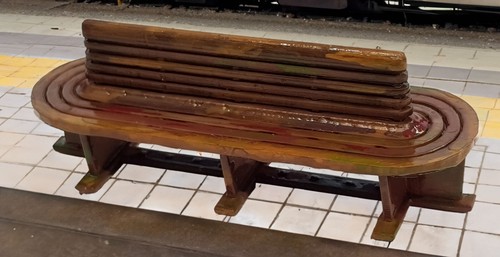 Td61 long double sided benches - double,