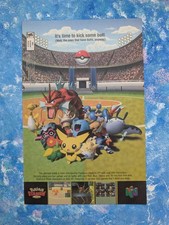 Pokemon Stadium 2 Nintendo N64 Game 2001 Advertisement - See Details