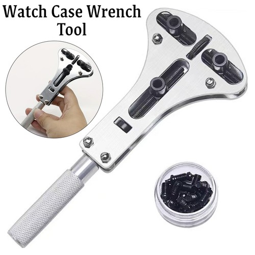 Watch back case opener screw - case,