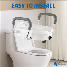 Raised Toilet Seat with