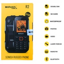Sonica R2 IP68 Builders Phone Waterproof Shockproof Tough Rugged r1 SimFree CAT 