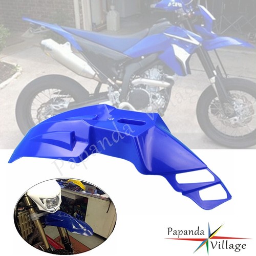 Blue supermoto front - front, fender